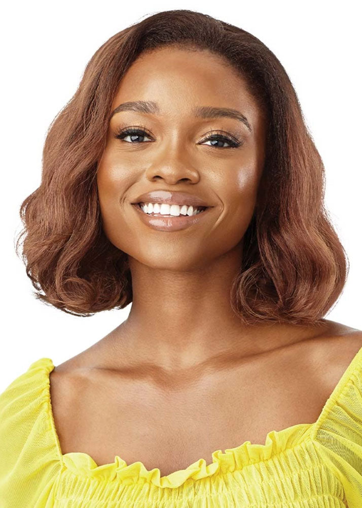 Celestial Waves Converti Cap Synthetic Yaki Wavy Half Wig Outre UK