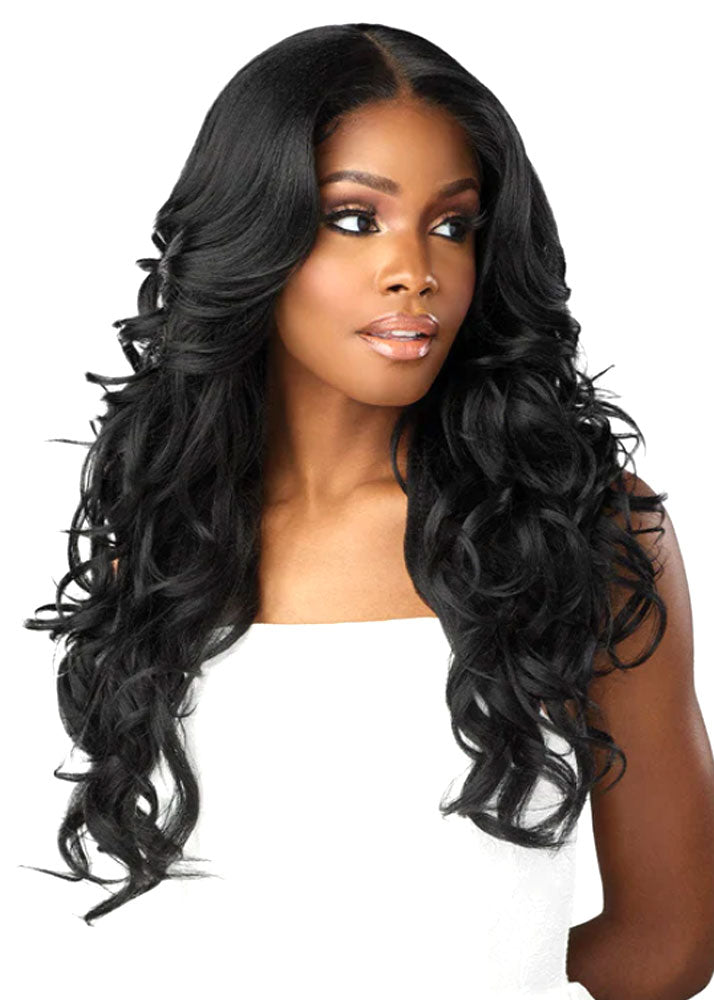 Dashly Lace Unit 28 Synthetic Long Curly HD Lace Wig Sensationnel UK
