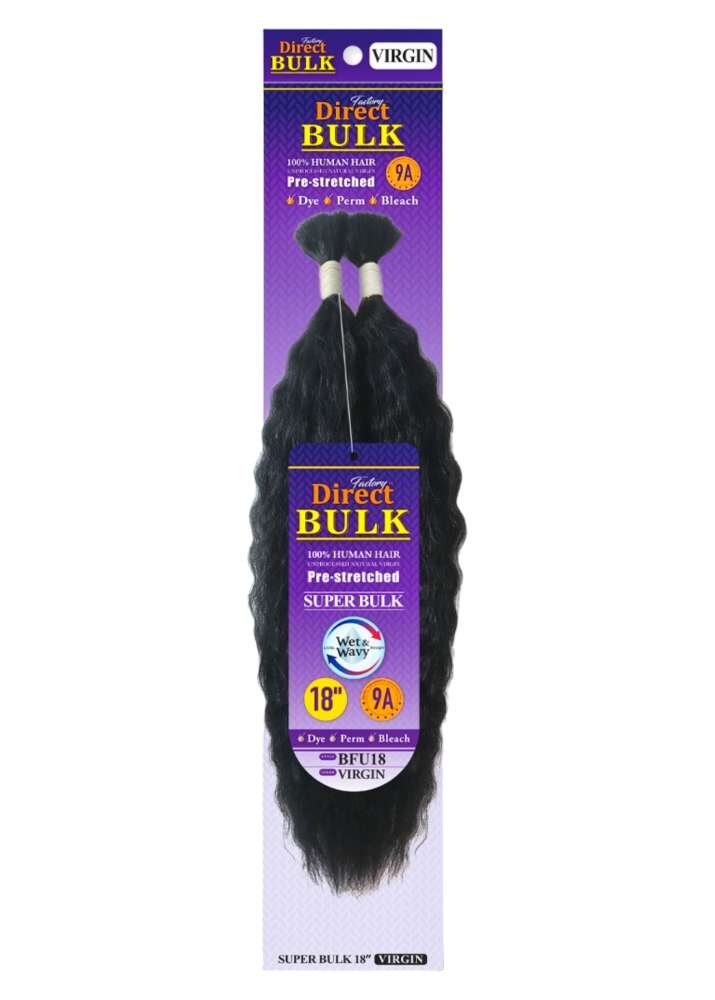 wet and wavy human bulk hair