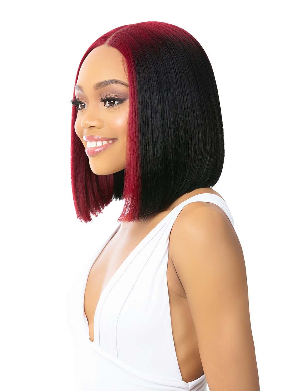 BFF Lace Floris Umbrella Red Side
