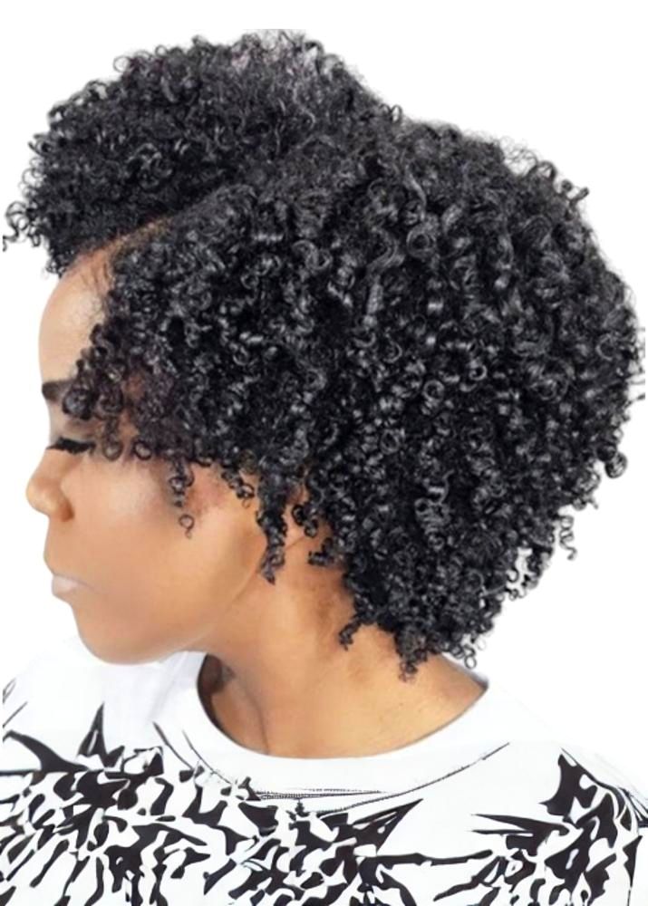 Afroliscious 2" Coily Human Hair Weave