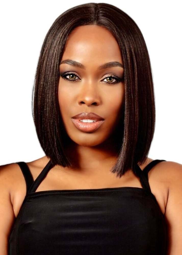 Olivia Virgin Gold Human Hair Straight Bob Wig Sleek UK