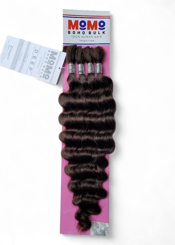 Momo Boho Bulk - Deep 18" 100% Human Hair