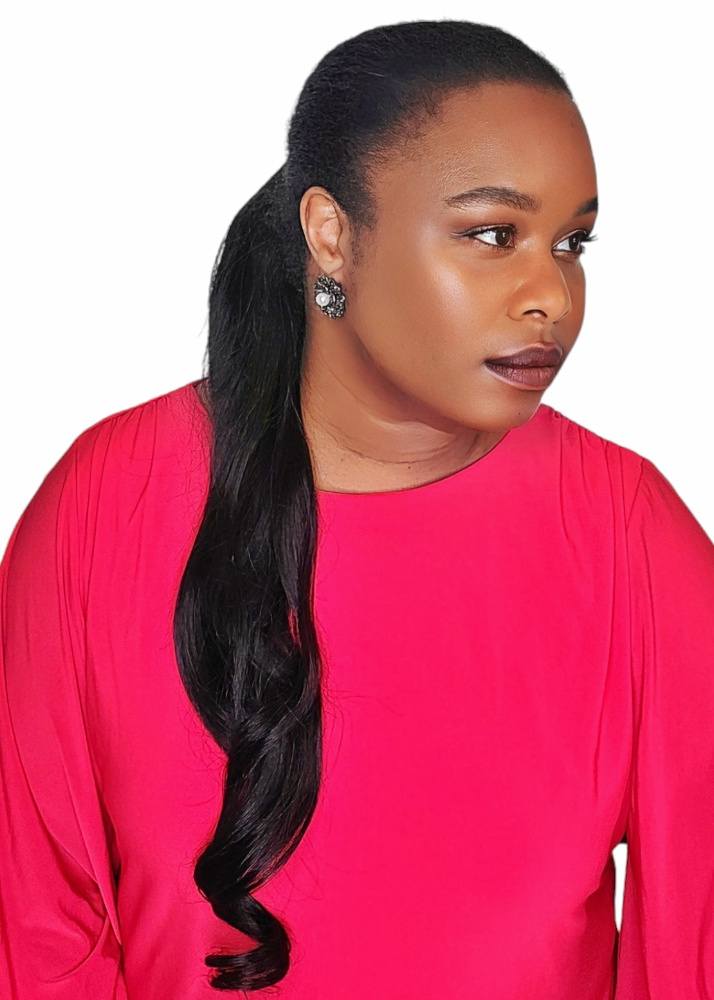 Kim J Curl K Drama Human Hair Ponytail Extension