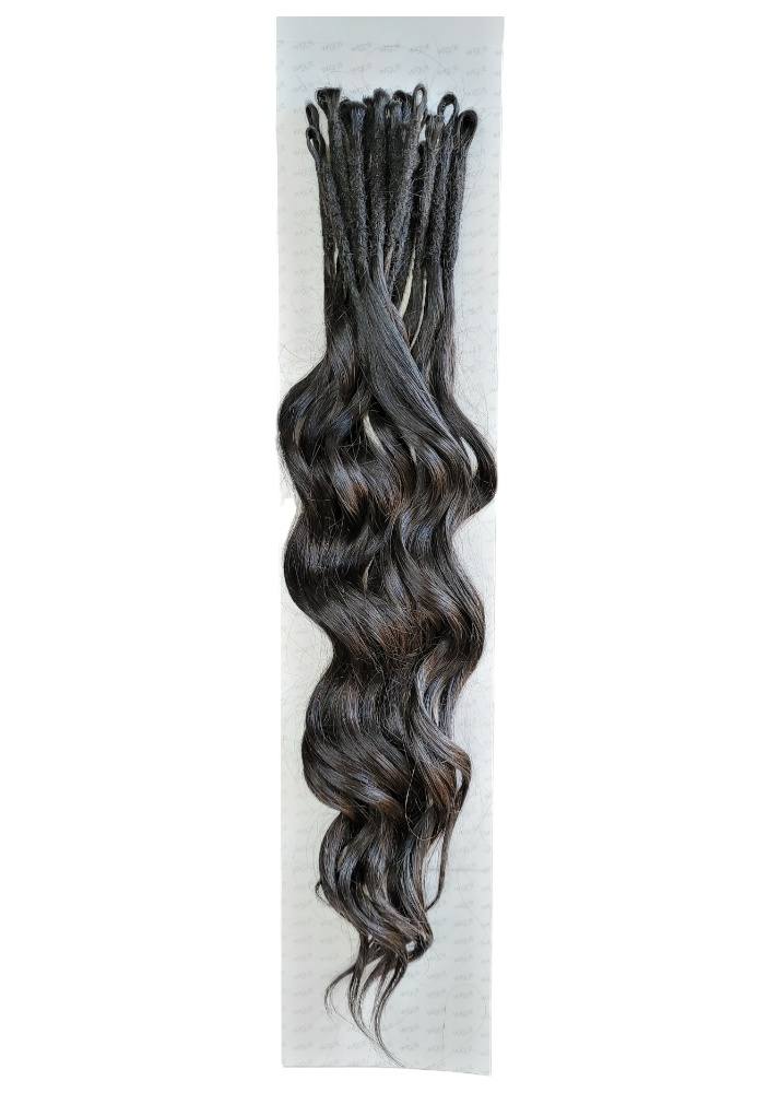 ZK Locs Pre-looped Human Hair Crochet Locs Natural