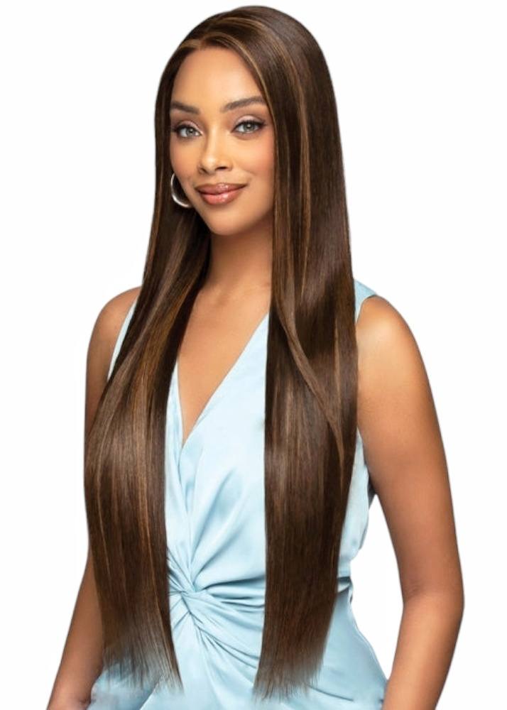 MHLF960 Bone Straight Human Hair Lace Frontal Wig
