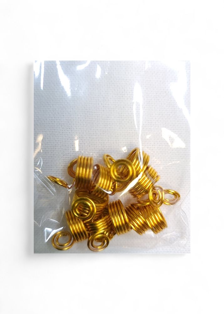 Pack of gold hair jewellery