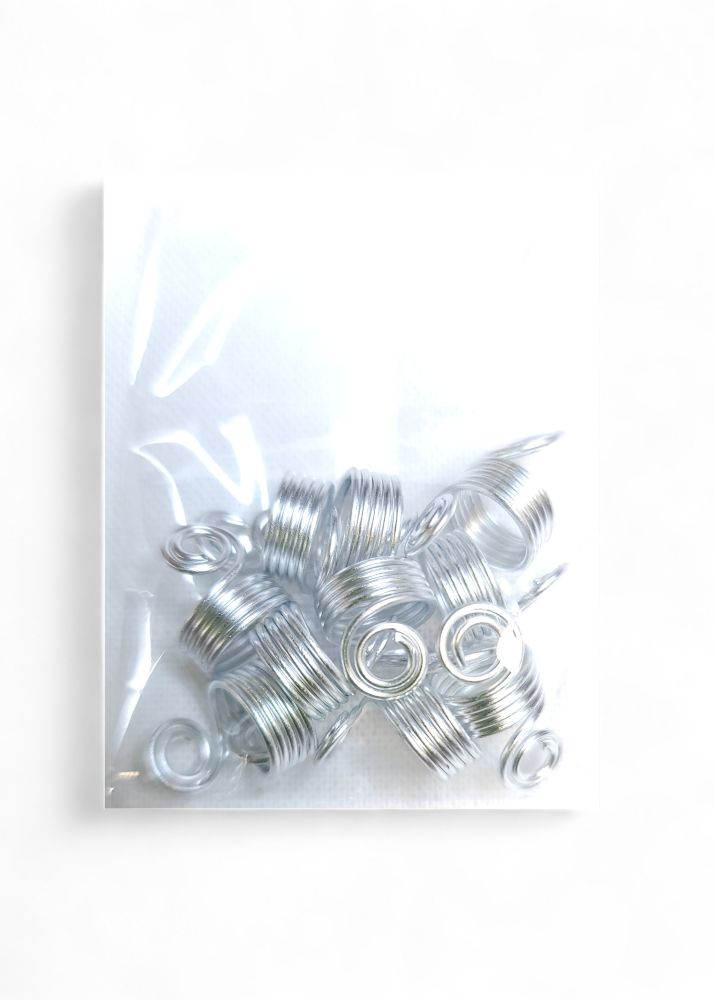 Pack of silver hair jewellery