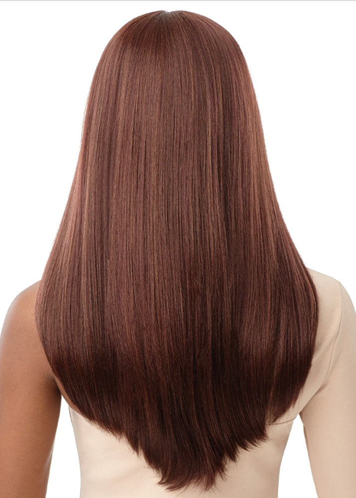 Lucienne Melted Hairline Lace Front Straight Wig Outre UK - Back