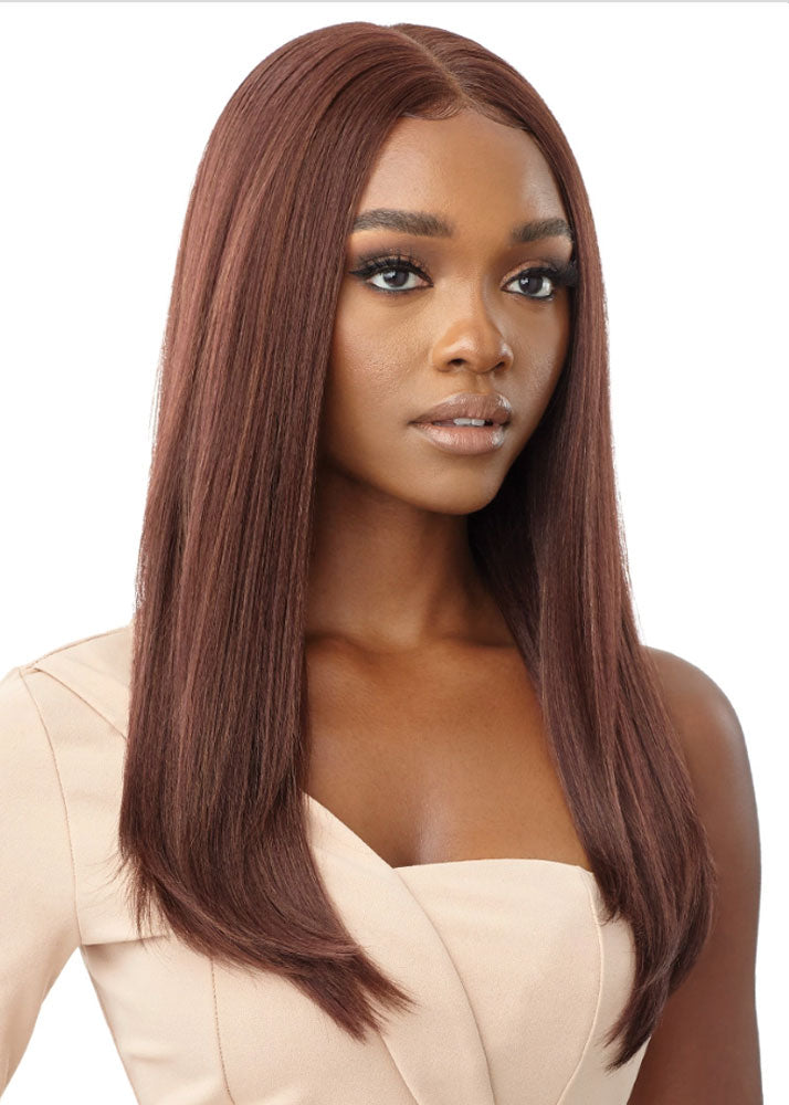 Lucienne Melted Hairline Lace Front Straight Wig Outre UK - Side
