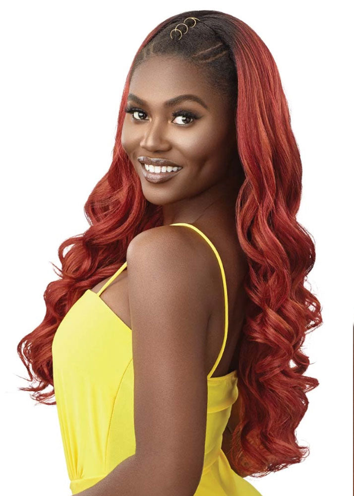 Luscious Angel Converti-Cap Synthetic Half Wig Outre UK - Side