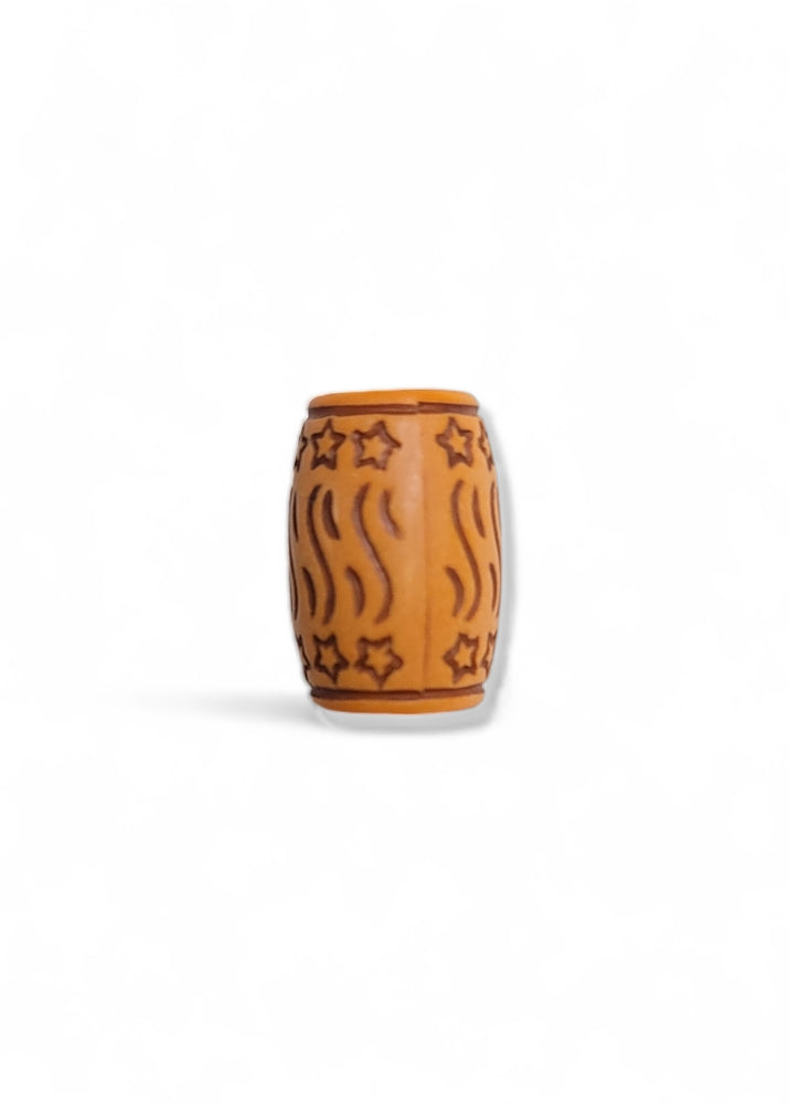 wood design braid bead