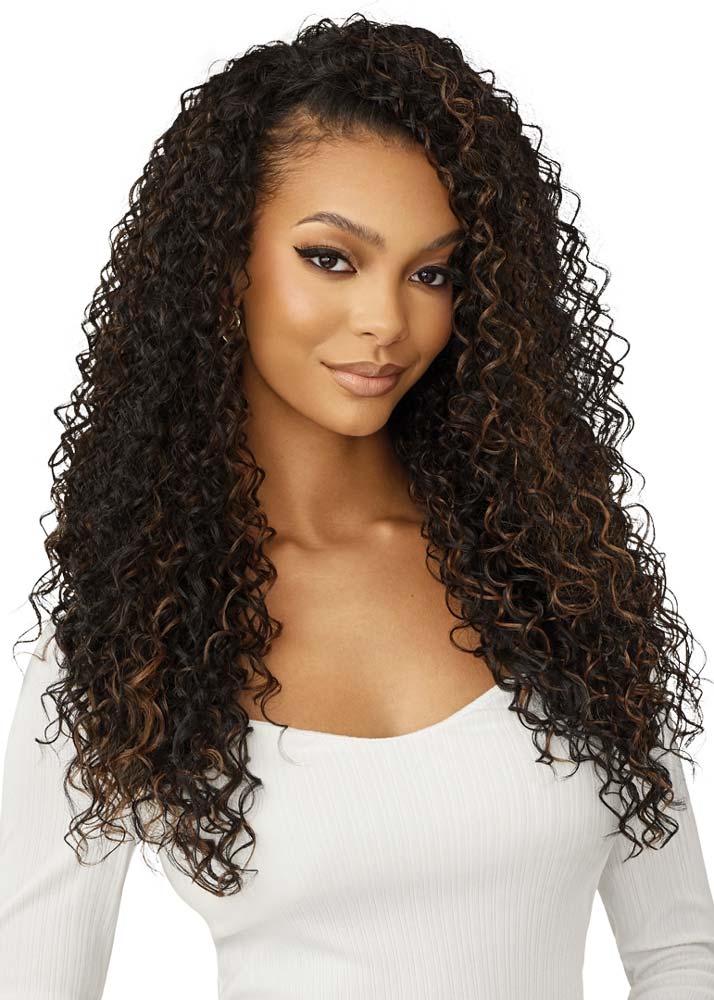Outre LUMI Half Wig Long Curly Wig