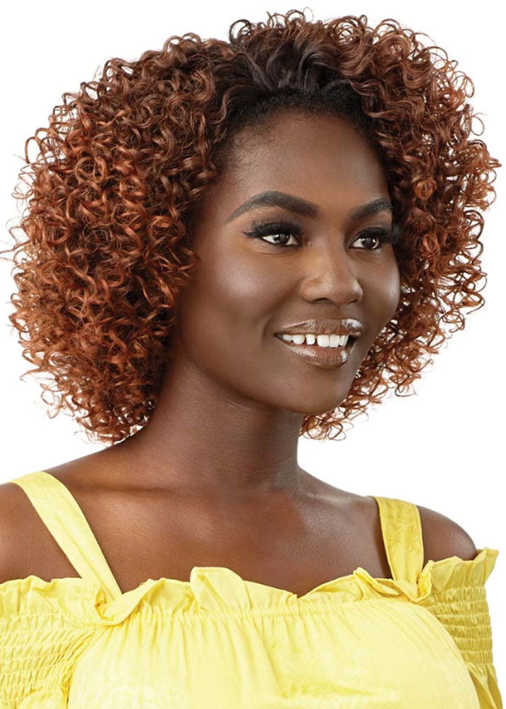 Sparkling Belle Converti-Cap Synthetic Curly Half Wig Outre UK - Side