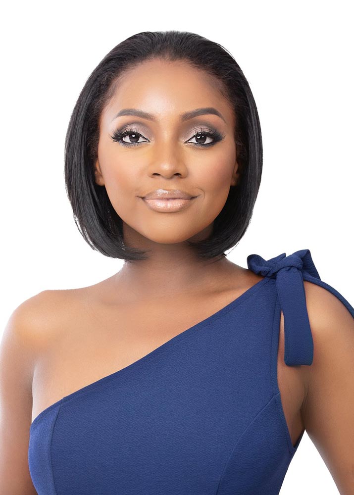 Short Bob Human Hair Half Wig DEVI Nutique