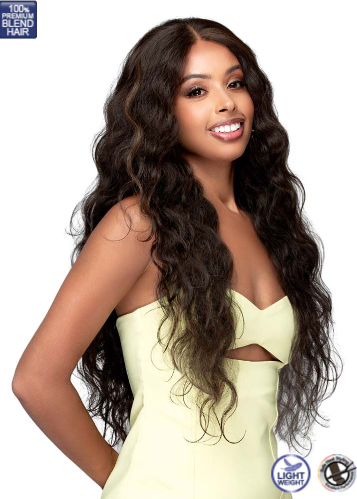 FLB001 Bobbi Boss Raven Designer Mix Wig