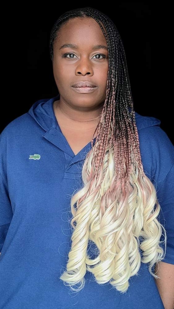 French Curl 22" Silky Satin Braiding Hair