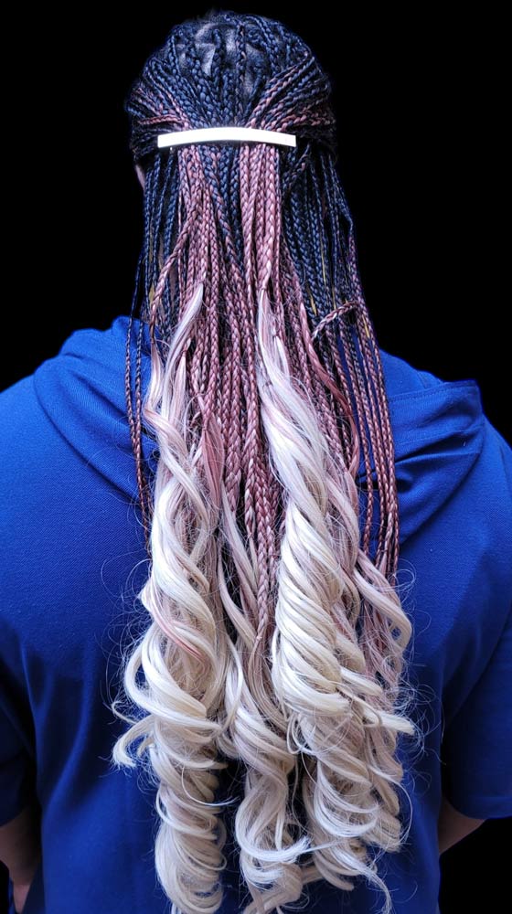 Scrunch Curl French Curl Braids
