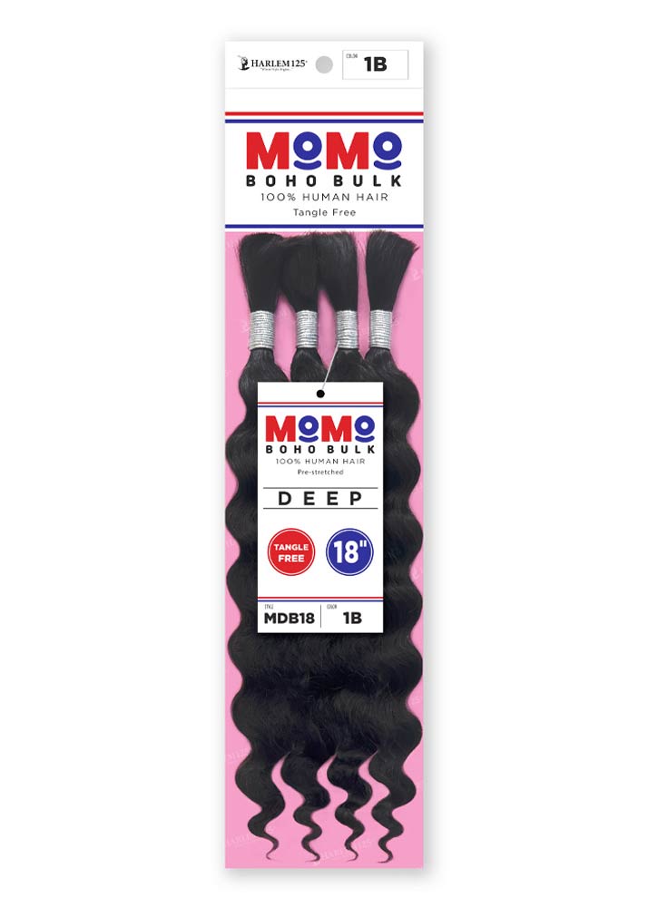 Human hair Bulk for boho & goddess braids. Momo Bulk Harlem 125