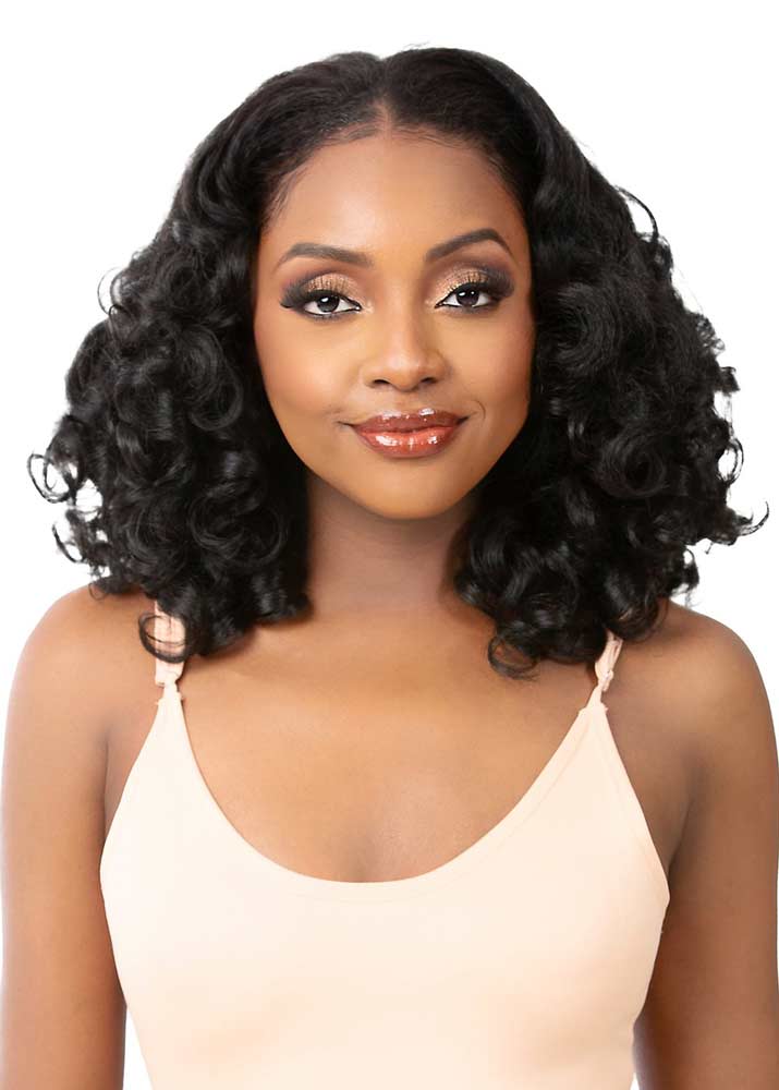 Natural rod set human hair half wig lovisa
