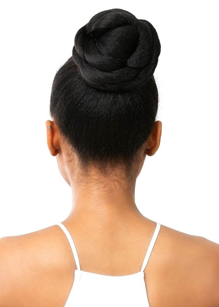 Nutique faux bun ponytail