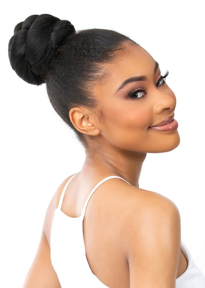 Clip in twisted ponytail