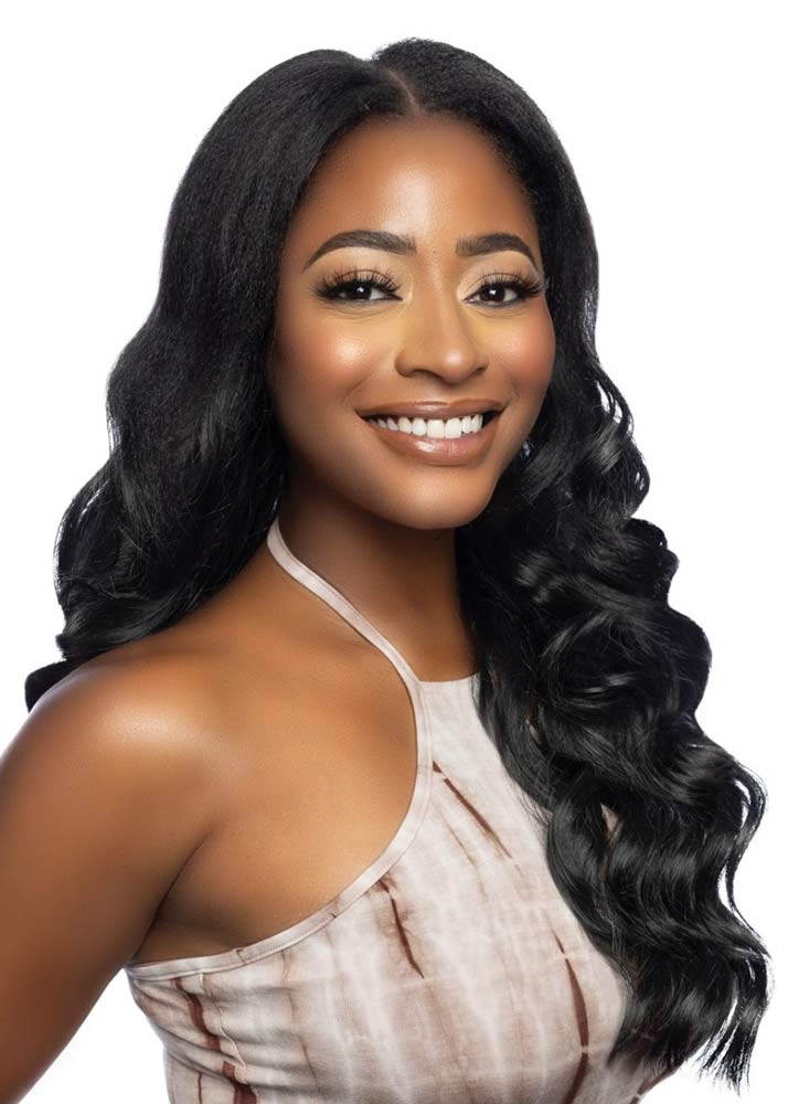 Long Black Body Wave Lace Wig RCTU102 Ludy wig Mane Concept