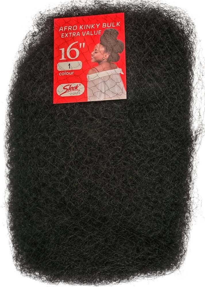 Sleek Afro Kinky Bulk 16 Human Hair