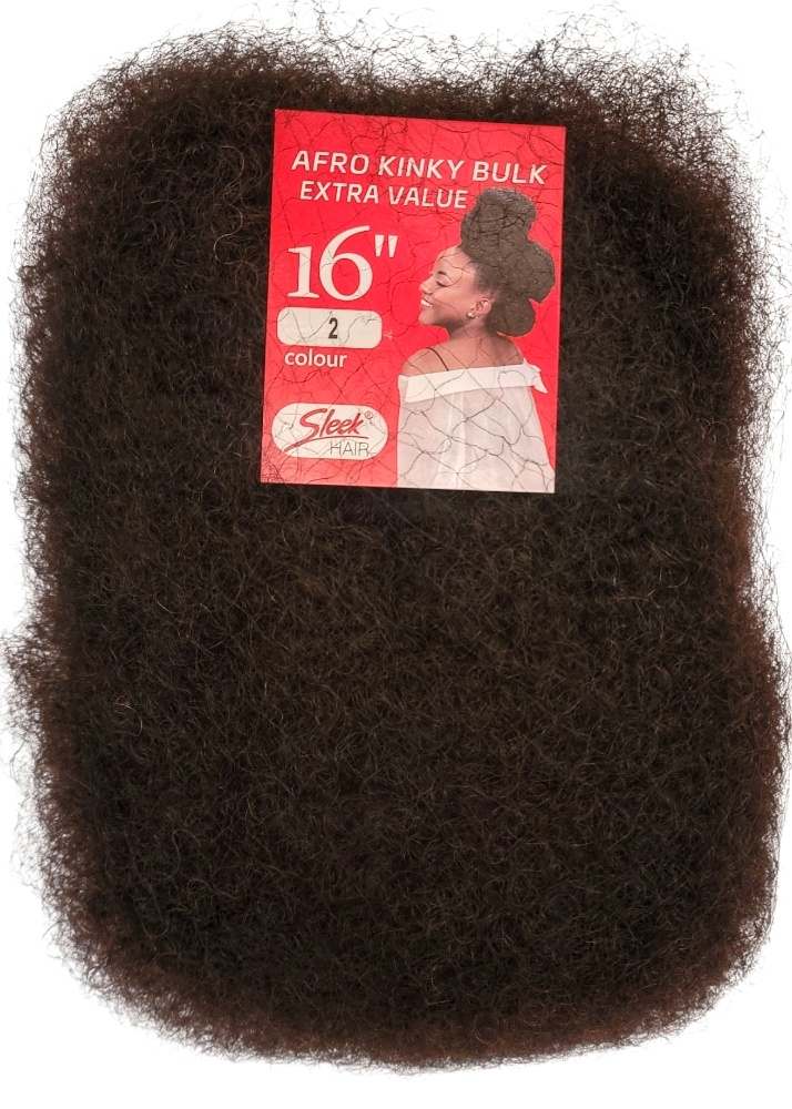 Sleek Afro Kinky Bulk 16 Human Hair