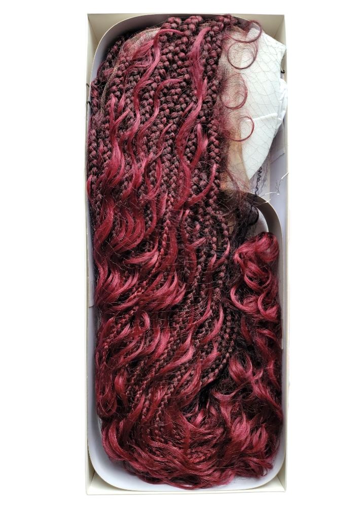 Kima Braid Wig Distressed Box Braid 26"