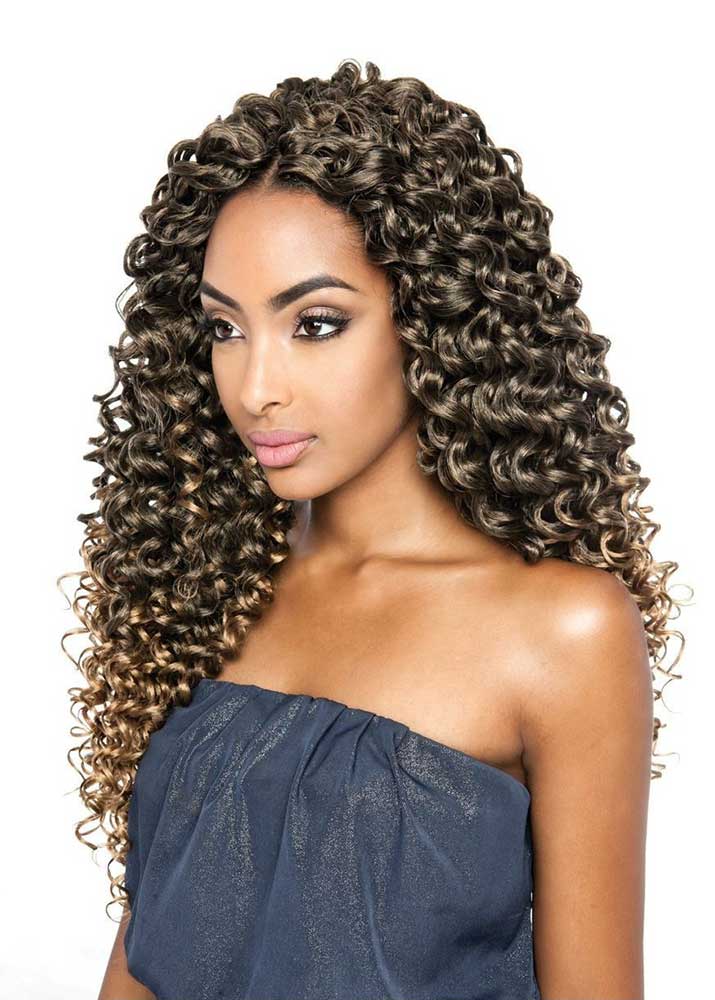 CB28 Deep Twist 18" Crochet Braid Mane Concept UK - T1B/27
