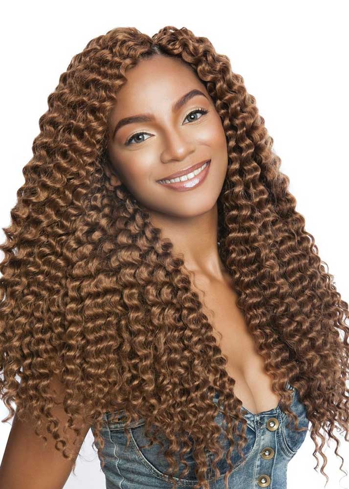 CB05 Dominican Deep Wave Afrinaptural Crochet Braids Mane Concept UK