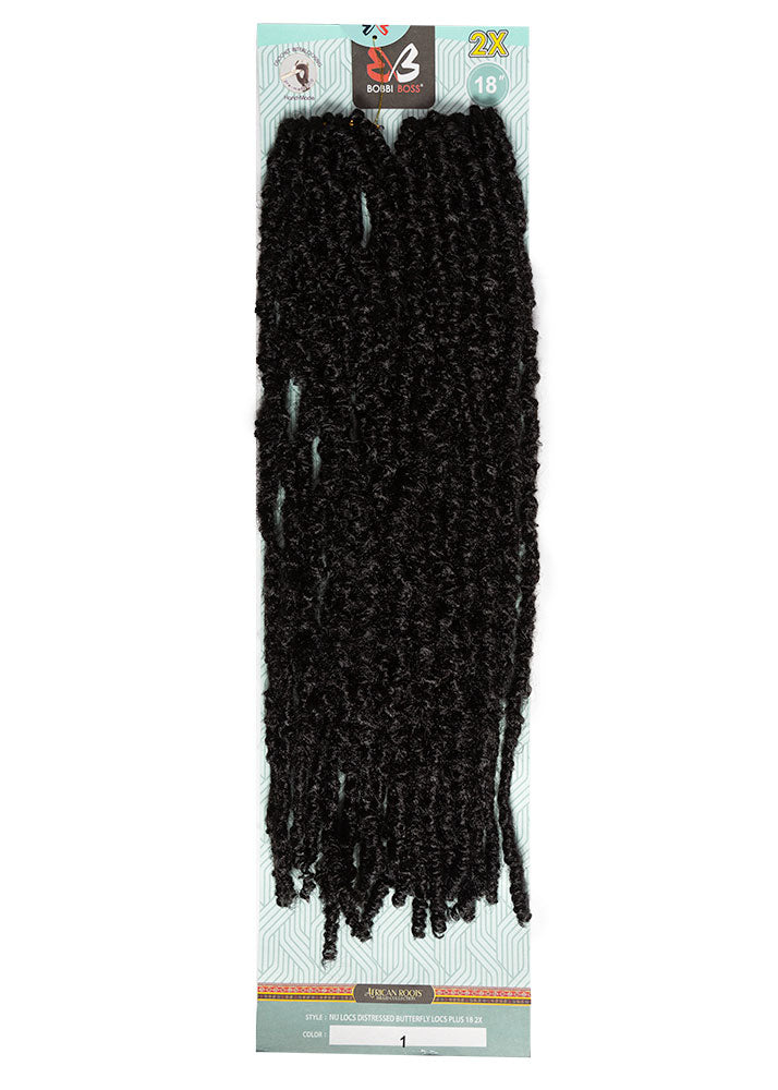 2X Distressed Butterfly Locs 18