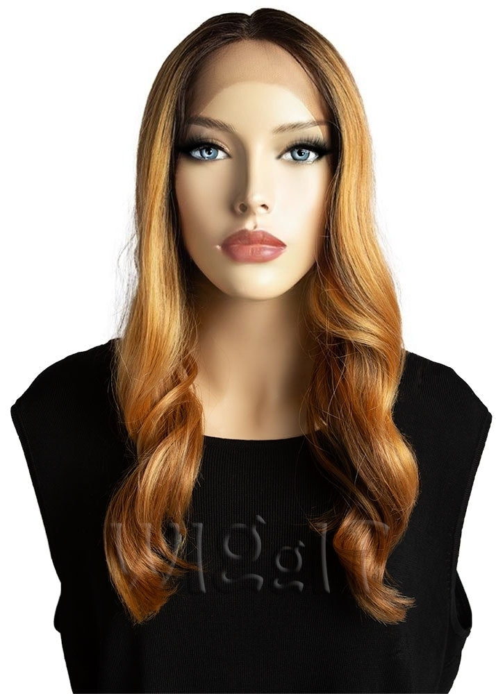 Lysette Lace Front Wig Outre UK DRFF Golden Amber