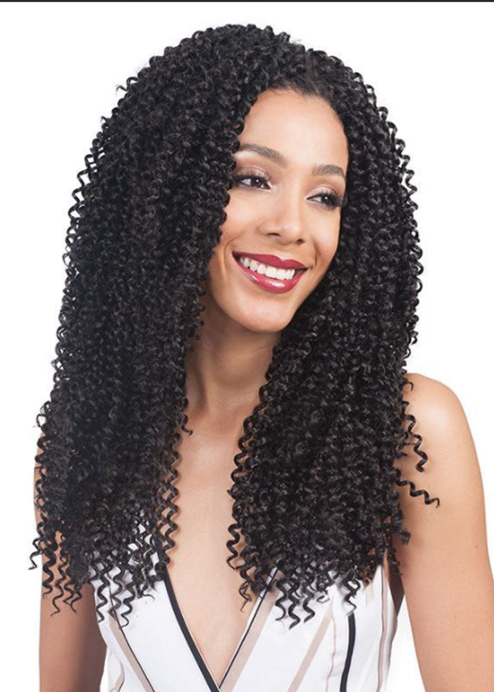 Bobbi Boss 3X Multi-Length Crochet Braid BABY SOFT 10/12/14 Inch UK Multi-length curly crochet braid