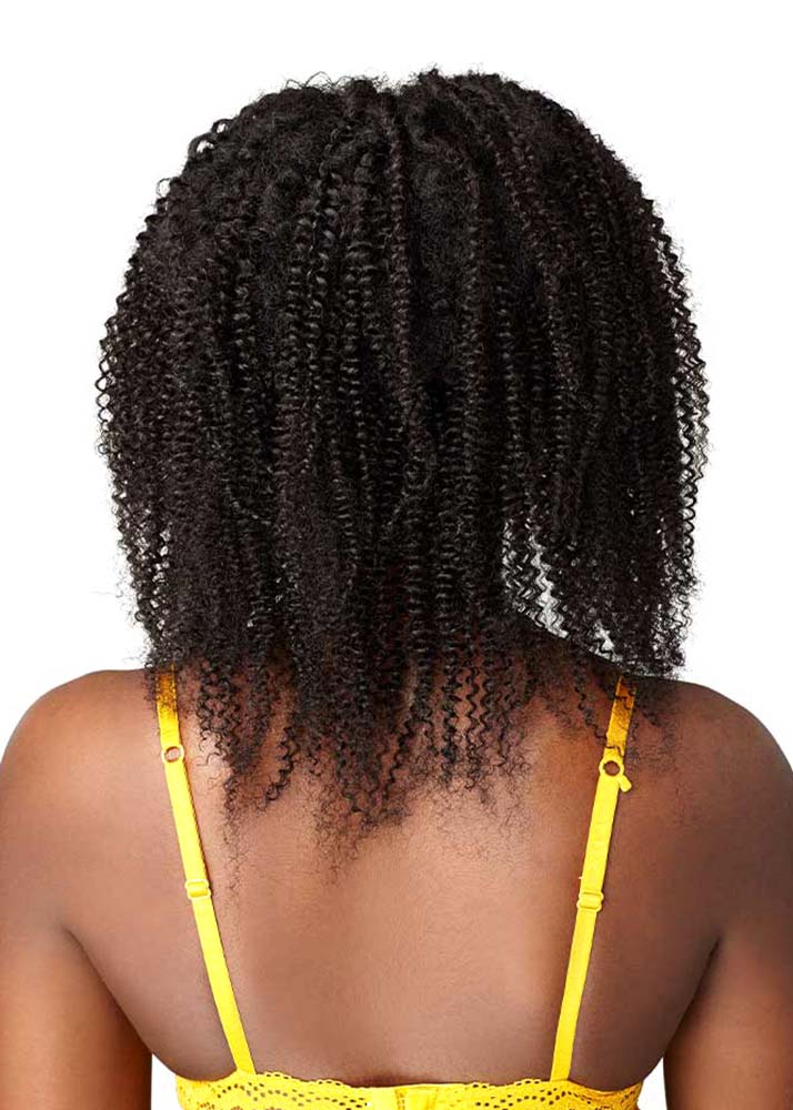 Sensationnel Human Hair Curls Kinks & CO Textured Clip In Extension - Back