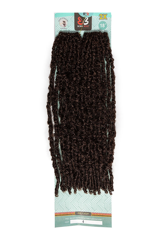 2X Distressed Butterfly Locs 18