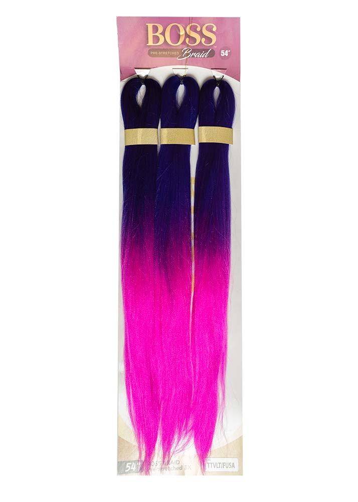 Boss Braid HB001 Pre-Stretched Braiding Hair 54 3X