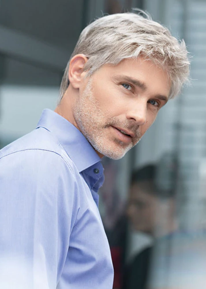 Brad HAIRforMANce Synthetic Lace Front Wig for Men Ellen Wille UK - Right