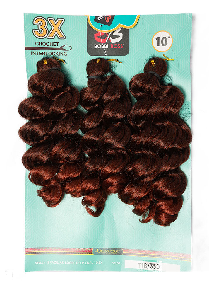 3X Brazilian Loose Deep Curl 10