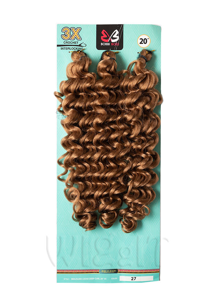 3X Brazilian Loose Deep Curl 20