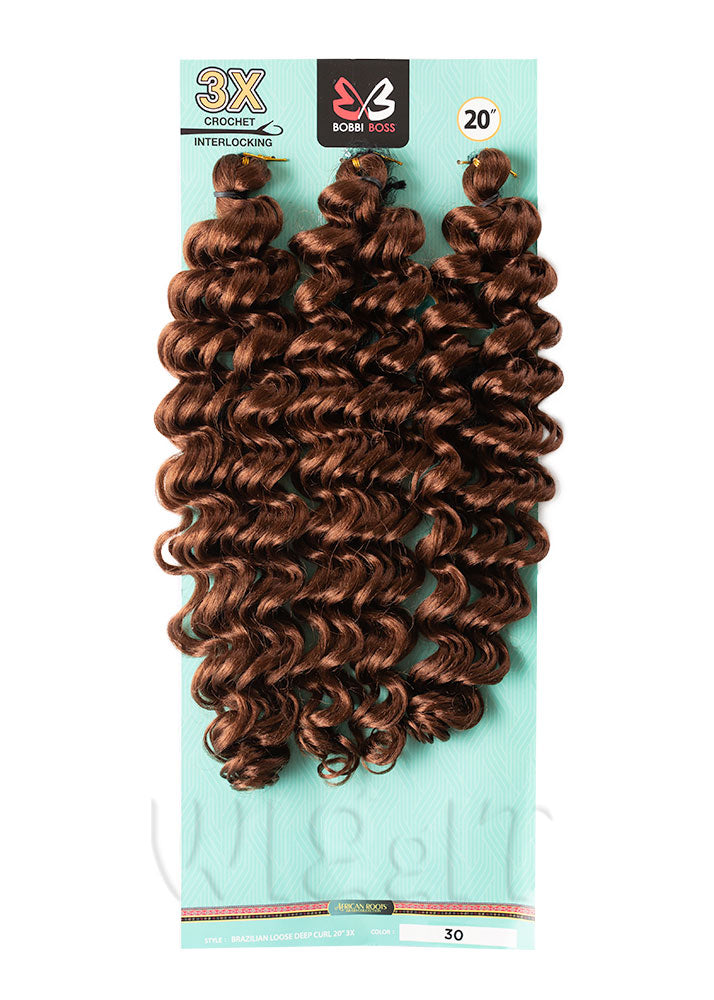 3X Brazilian Loose Deep Curl 20