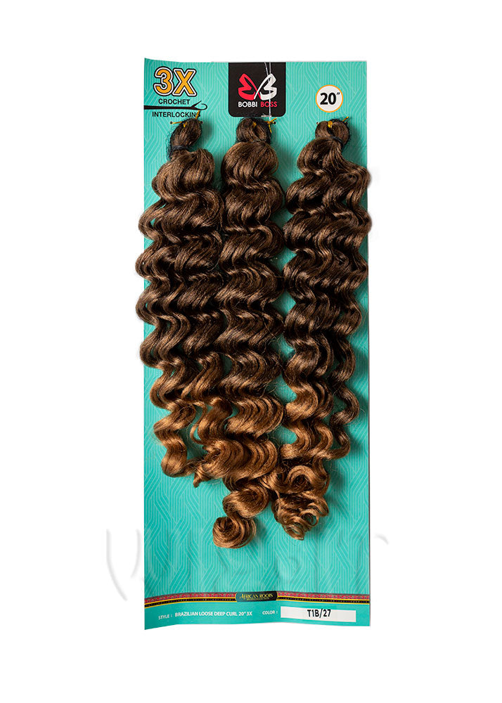 3X Brazilian Loose Deep Curl 20