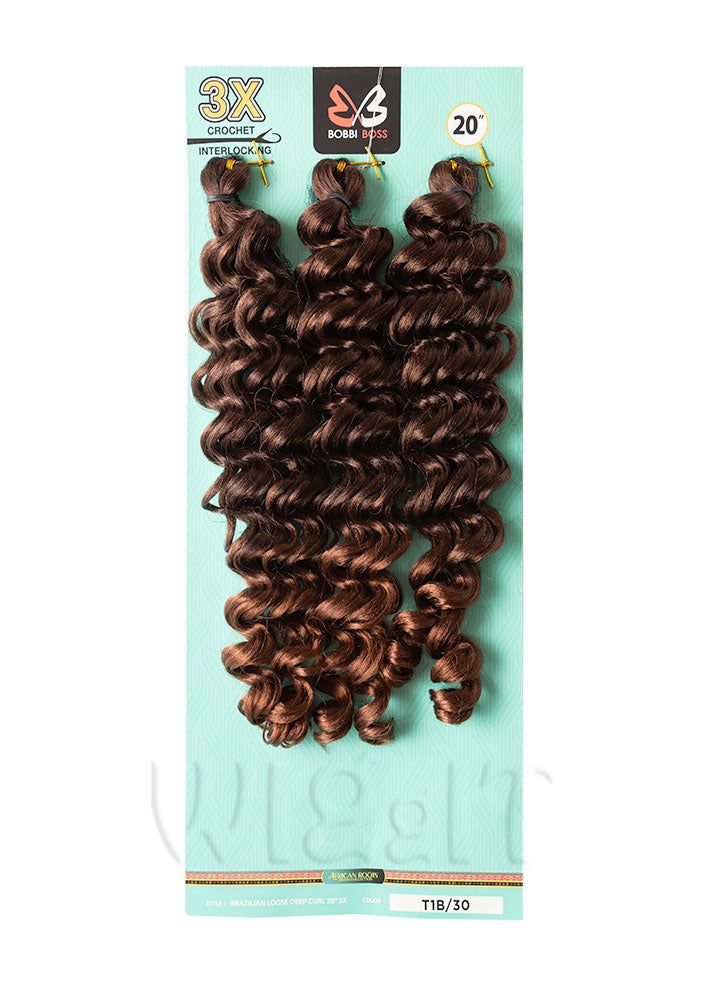 3X Brazilian Loose Deep Curl 20