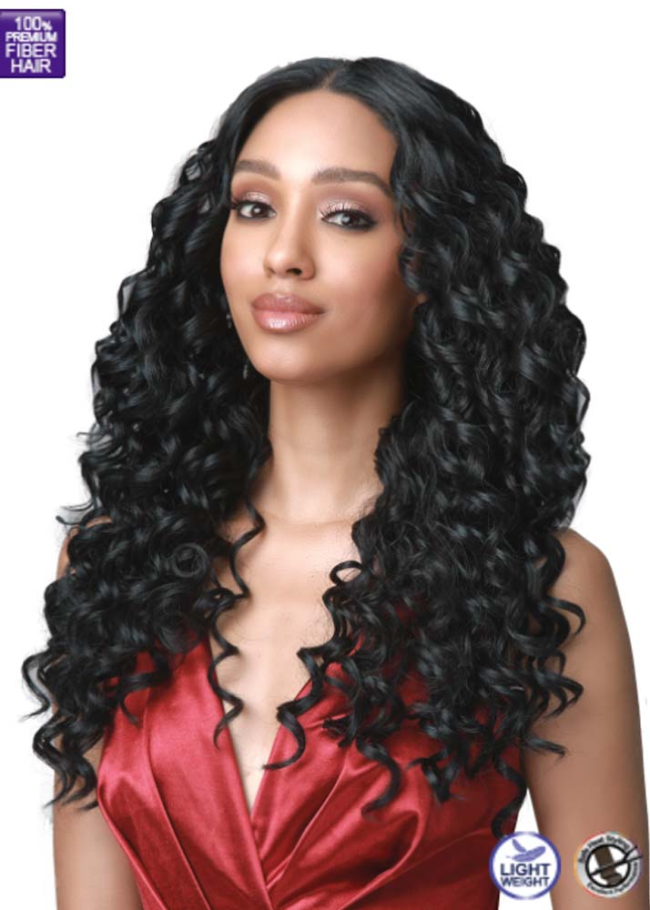 MLF464 Brielle Synthetic Lace Front Wig Bobbi Boss UK
