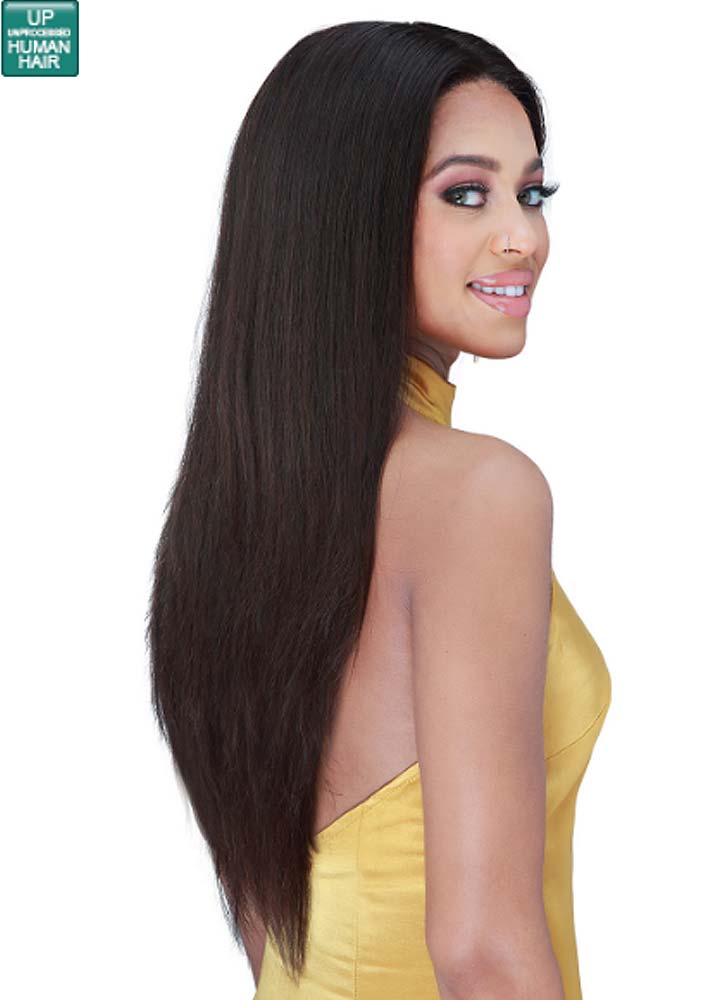 Cassidy 24 Human Hair HD 13x4 Lace Front Wig Bobbi Boss UK - Side
