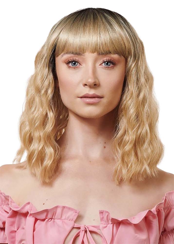 Cassie Wavy Synthetic Wig Sleek UK - Blonde