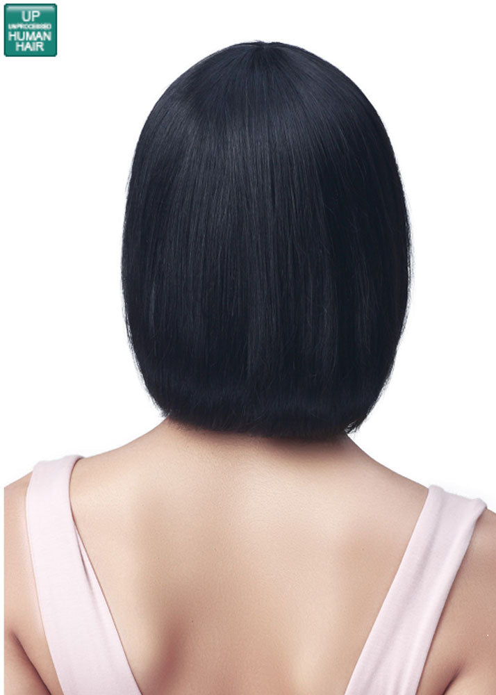 MH1272 DANY Human Hair Wig Bob With Fringe Bobbi Boss UK Back