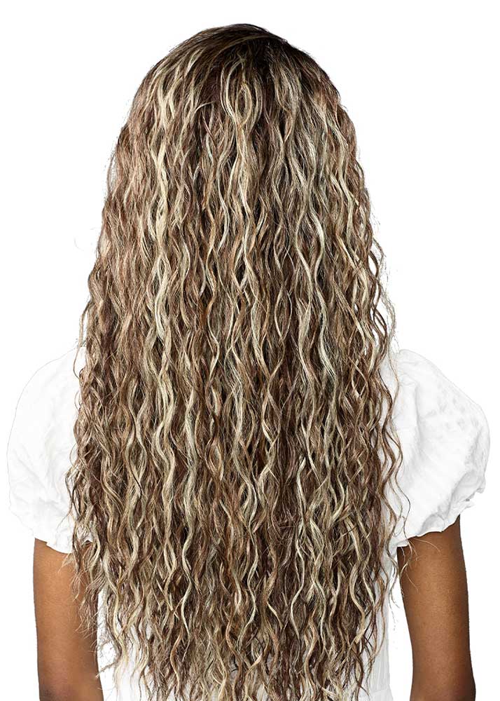 Dashly Lace Unit 20 Long Lace Front Wavy Wig Sensationnel UK - Back