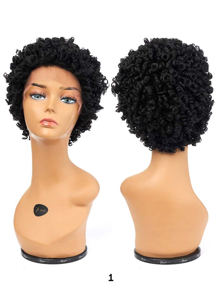 Jumbo Coiled Pixie Afro Lace Wig Feme Collection UK 1